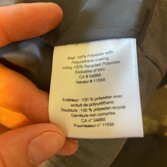 Grey MEC raincoat, size S - Picture 4 of 5